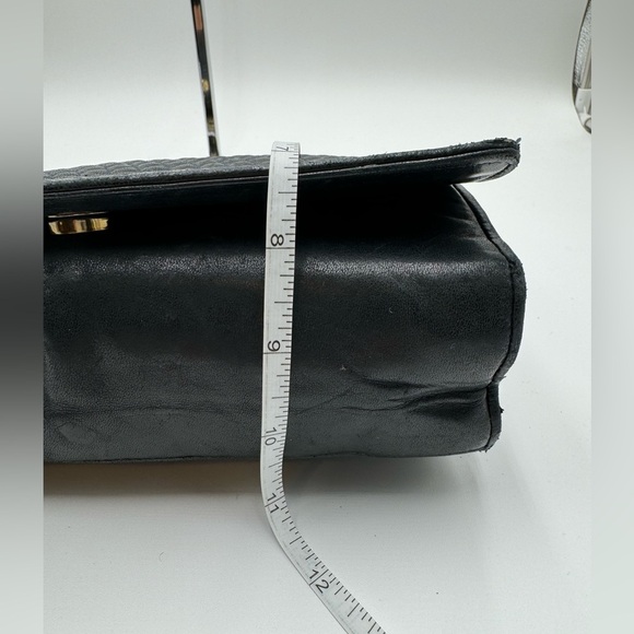 Bally-Authentic-Calf Skin Quilted Leather Black shoulder / crossbody bag - Picture 8 of 16